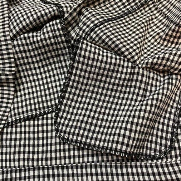 Norm Thompson Womens Blazer Black White Check Button Up Long Sleeve Sz XS - Picture 8 of 16